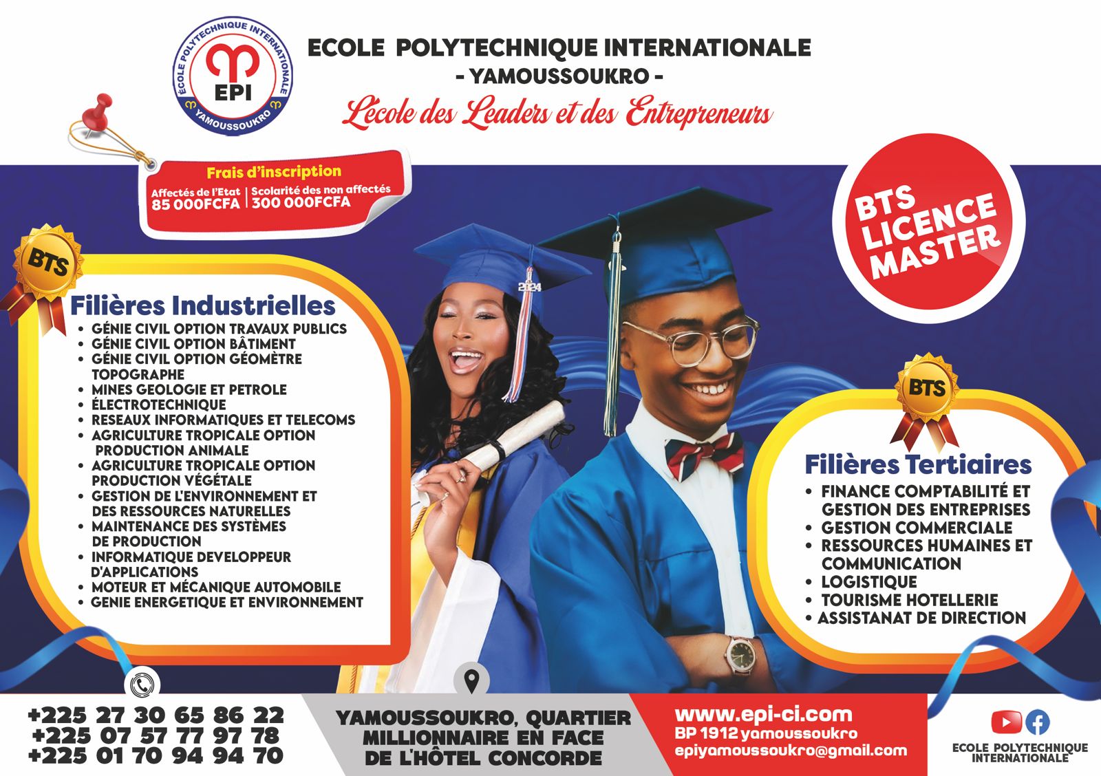 Brochure EPI - Filières de Formation